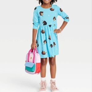 Afro Unicorn Skater Dress